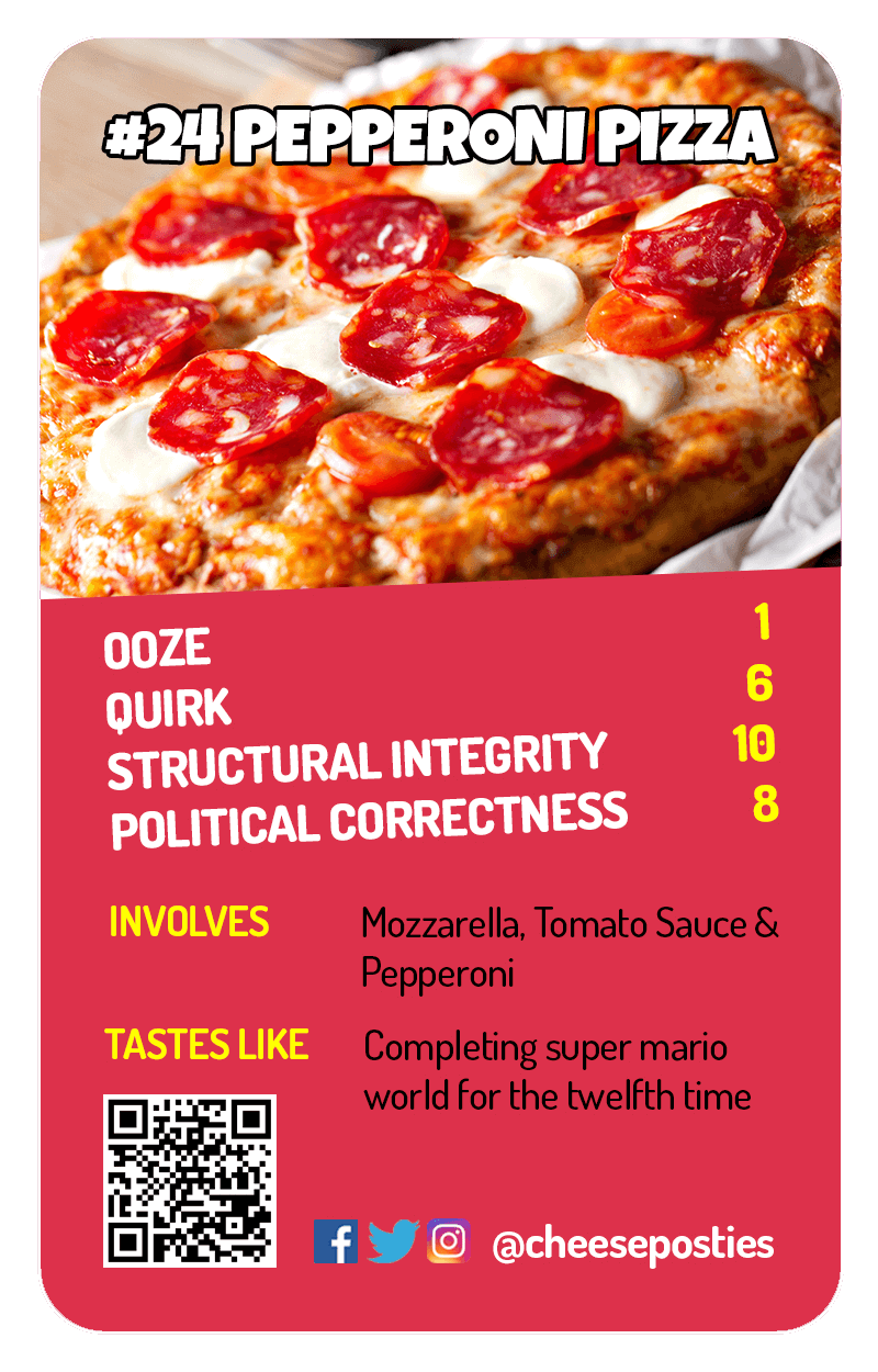 Pepperoni Pizza Toast Trumps card